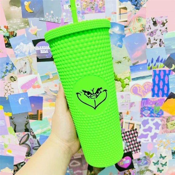 Other - The Grinch Inspired Studded double wall tumbler